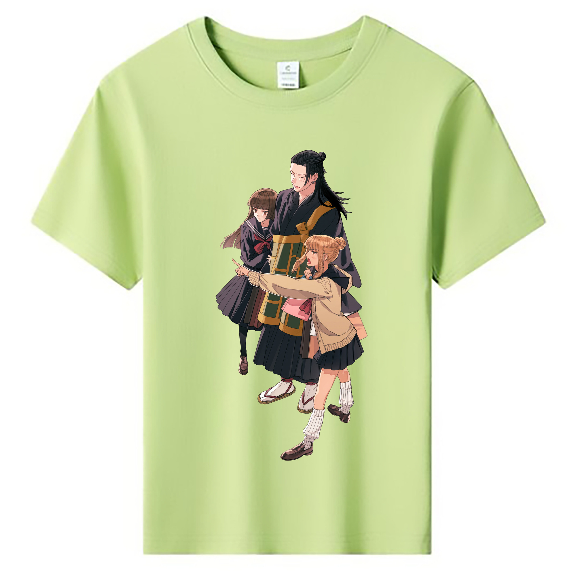 （画像用） 呪術廻戦 Jujutsu Kaisen 綿100％キッズTシャツ（フロントプリント）